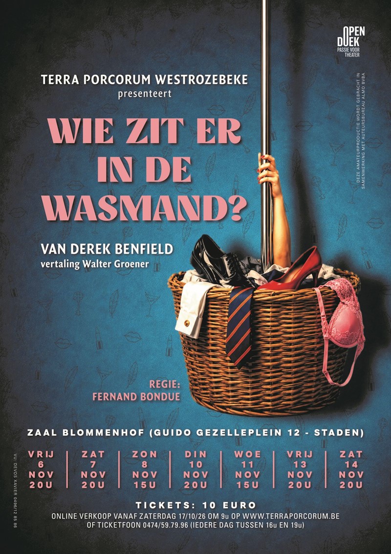 Wie zit er in de wasmand?